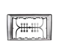 Façade d'autoradio Panneau de Tableau Bord en Plastique pour autoradio VW 20042010 Passat B5 B6, 9 Pouces, Installation du Cadre Kit de Cadre de Montage pour autoradio(B)
