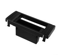 Façade d'autoradio pour BMW Série 5 E39/5 EFor 53 compatible avec stéréo 1 DIN, intégration transparente du tableau de bord, cadre en plastique pour mise à niveau du système audio de voiture