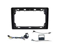 Façade D'autoradio pour Citroën pour Berlingo 2 C2 C3 pour Jumpy 9 Pouces Panneau Stéréo Faisceau Câbles Câble d'alimentation Adaptateur Canbus WEFOLCC(Black,Frame Cable Canbus)