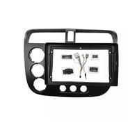 Façade d'autoradio pour Civic 2000-2006 9 Pouces Android Fascia Voiture DVD Cadre Audio Adaptateur Tableau Bord Kits Radioblende Set(Frame Cord LHD A)
