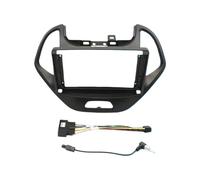 Façade d'autoradio pour Ford FIGO Aspire 2019 Autoradio Android Fascia Cadre Multimédia Lecteur Vidéo Panneau Câbles Harnais Radioblende Set