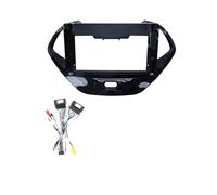 Façade d'autoradio pour Ford FIGO Aspire 2019 Autoradio Android Fascia Cadre Multimédia Lecteur Vidéo Panneau Câbles Harnais Radioblende Set