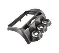 Façade d'autoradio pour Honda Fit City 2002 à 2008, 22,9 cm LHD RHD Double DIN Kit de tableau de bord gris avec harnais pour mise à niveau stéréo de rechange (RHD)