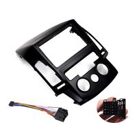 Façade d'autoradio pour Hyundai pour I30 2008-2011 AT/MT AC Double Din Cadre DVD Voiture 9 Pouces Adaptateur Audio Panneau Tableau Bord Radioblende Set(Frame MT an Cord)