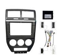 Façade d'autoradio pour Jeep pour Compass pour Patriot 2007-2009 2 Din 10.1 Pouces Autoradio GPS Mp5 Kit Montage sur Tableau De Bord Radioblende Set(Frame-CANBUS)