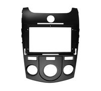 Façade D'autoradio pour Kia pour Cerato pour Forte K3 TD 2008-2013 9 Pouces Panneau Stéréo Connecteur Faisceau Câbles Cordon d'alimentation Adaptateur Câble Cadre Radio(Black-MT)