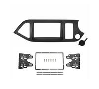 Façade D'autoradio Pour KIA Pour Picanto Pour Matin 2011-2017 Double 2 Din Autoradio Fascia Tableau Bord Kit Plaque Frontale Panneau DVD Cadre Garniture Dash Entourée(Right Hand Drive,173mmX98mm)