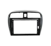 Façade D'autoradio pour Mitsubishi pour Attrage pour Mirage pour Spacestar 2012-2018(9 Pouces) Lecteur Stéréo Android 2 Din Unité Principale Panneau DVD Cadre Panneau(UV Balck)