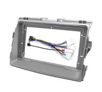 Façade d'autoradio pour Previa, pour Estima et Tarago XR50 (2006-2016) : Faisceau de câblage, pour Adaptateur d'alimentation et Cadre de Panneau stéréo (argenté).