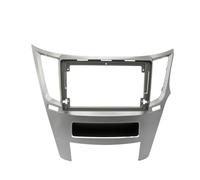 Façade d'autoradio pour Subaru Outback et Legacy 2009-2014, Lecteur Audio stéréo, Panneau DVD, kit de Tableau de Bord, Cadre, façade (Conduite à Droite - Gris)