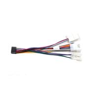 Façade d'autoradio pour Toyota pour RAV4 pour RAV 4 2001-2006 9 Pouces Autoradio GPS Lecteur Unité Stéréo Fascia Panneau Tableau Bord Cadre Radioblende Set(Power Cord)
