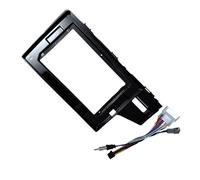 Façade D'autoradio Stéréo Android MP5 10,1 Pouces Cadre De Panneau Unité Principale 2 DIN Cache De Tableau De Bord pour Fit pour Jazz 2014-2018(RHD with Cable)