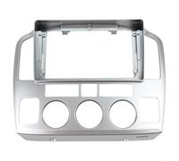 Façade de façade d'autoradio pour tableau de bord de 22,9 cm pour Suzuki pour Vitara XL-7 2001-2006 - Kit d'installation stéréo en plastique ABS - Noir ou argenté