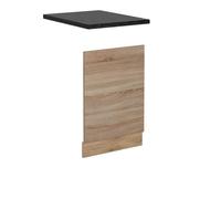 Façade de lave-vaisselle R-Line, 45cm , PT Anthracite, Sonoma, Chêne de force doré, Vicco