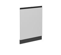 Façade de lave-vaisselle R-Line, 60cm sans PT, Blanc, Anthracite, Vicco