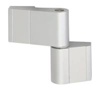 Façade de porte en aluminium - 2 pièces - Fabriqué en Allemagne - Matériau/surface : Al E6/C-34 - Couleur bronze foncé anodisé.