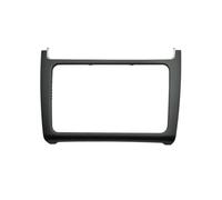 Façade De Radio avec Garniture Et Cadre pour VW pour Polo 2014-2017 | Kit Cadre De Rénovation Panneau Tableau De Bord Pour Autoradio RESPUNEKBAH(Matte black)