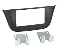 Façade de tableau de bord 2-DIN Iveco Daily 2014-2024 noir grainé