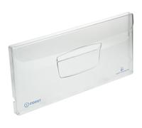 Façade de tiroir transparente (43 x 19,7 cm) pour réfrigérateur Indesit - C00291478