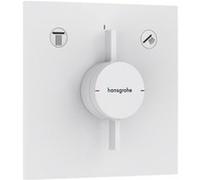 Façade douche encastrée mécanique HANSGROHE DuoTurn E Blanc mat