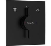 Façade douche encastrée mécanique HANSGROHE DuoTurn E Noir mat G