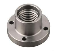 Façade en acier pour tour à bois avec filetage 8 TPI de 2,5 cm pour se connecter au nez de broche ou à la plaque arrière de mandrin (5,1 cm)