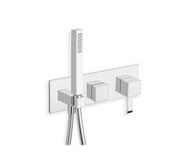 Façade externe mural bain/douche Chromé QUADRI S - CRISTINA ONDYNA QM60351