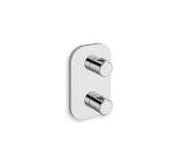 FACADE EXTERNE NEW DAY THERMOSTATIQUE DOUCHE 2 SORTIES CHROME - CRISTINA ONDYNA XE85251