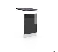 Façade Fame-Line, 45cm , PT Anthracite, Anthracite Haute brillance, Blanc, Vicco