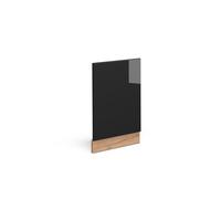 Façade Fame-Line, 45cm sans PT, Chêne noir brillant, Chêne de force doré, Vicco