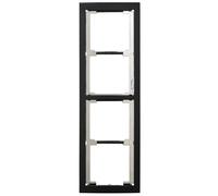 Façade finition noire satinée cadre 4 modules 200442 - AIPHONE GT4FB