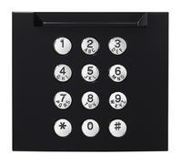 Façade finition noire satinée pour module claiver d'appel GT10K 200437 - AIPHONE GF10KPB