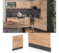 Vicco façade R-Line, Chêne de Force doré/Anthracite, 60 cm sans Plan de Travail