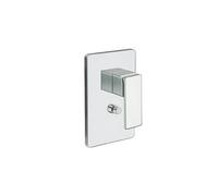 Façade mitigeur en laiton pour douche 2 sorties chrome QUADRI - CRISTINA ONDYNA QS68951