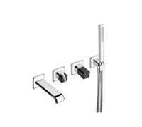 FACADE MITIGEUR ENCASTRE BAIN DOUCHE ITALY POIGNEE MARQUINIA - CRISTINA ONDYNA IT10251MQ