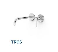 Façade mitigeur lavabo Acier - TRES 26230022AC