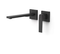 Façade mitigeur lavabo Noir mat - TRES 20230022NM