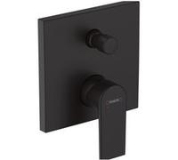 Façade mitigeur mécanique encastré HANSGROHE Vernis Shape Noir mat noir mat G
