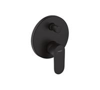 Façade mitigeur mécanique encastré Vernis Blend Noir mat