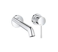 Grohe MÃ©langeur lavabo 2 trous Essence DN15, montage mural, saillie 183mm, Coloris: chrome - 19408001
