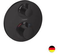 hansgrohe jeu de finition Ecostat S 15758670 thermostat 2 Verbraucher , pour 2 Verbraucher , noir mat