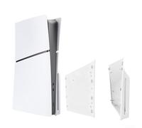 Façade pour console PS5 Pro - Ensemble de coque de rechange, anti-rayures et anti-poussière - Coque de rechange pour PS5 Pro Disc Edition, installation facile (blanc)