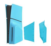 Façade pour console PS5 Pro - Ensemble de coques de rechange, anti-rayures et anti-poussière - Coque pour PS5 Pro Disc Edition - Installation facile (bleu)
