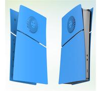 Façade pour console PS5 Slim, coque de protection de rechange pour PS5 Slim, Accessoires (Version numérique bleu ciel)