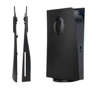 Façade pour Console PS5 Standard, Coque Ventilée pour PlayStation 5, Plauqes de Protection PS5 Anti-Rayures et Anti-poussière