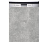 Façade pour lave-vaisselle semi intégrable Bellissi Beton Naturel L 45 cm - Cuisineandcie