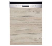 Façade pour lave-vaisselle semi intégrable Bellissi Noyer Blanchi L 45 cm - Cuisineandcie