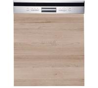 Façade pour lave-vaisselle semi-intégrable Eco Chene Naturel L 60 cm - Cuisineandcie