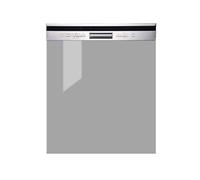 Cuisineandcie - FACADE LAVE VAISSELLE Semi-intégrable Eco Gris Brillant L 60 cm, Habillage de porte lave vaisselle EU avec commandes à l'extérieur