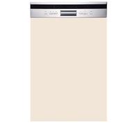 Façade pour lave-vaisselle semi intégrable Vanille Mat L 45 cm - Cuisineandcie